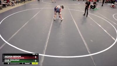 126 lbs Cons. Round 3 - Jackson Berhow, Scoring Edge Wrestling Center vs Zane Moulzolf, Minnesota