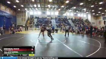 182 lbs Quarterfinals (8 Team) - Malachi Harriel, Jensen Beach vs Emmanuel Nazco, Mater Lakes