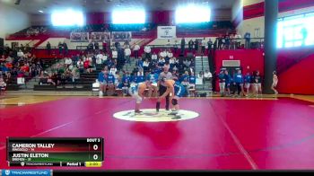 215 lbs Quarterfinals (8 Team) - Justin Eleton, Bremen vs Cameron Talley, Ringgold