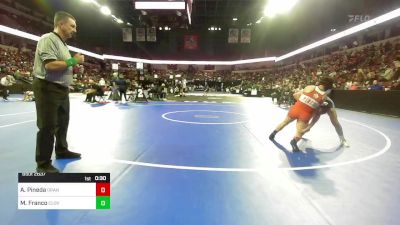 115 lbs Consi Of 16 #2 - Ashlie Pineda, Orange Vista vs Madison Franco, Clovis North