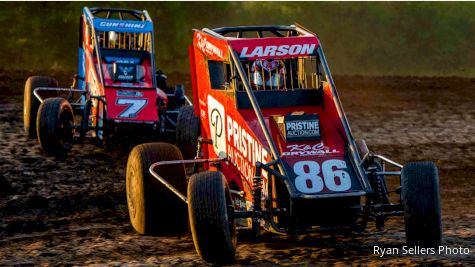 Larson 2-for-2 in Indiana Midget Week with Gas City Score