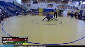 105 lbs 1st Place Match - Adaias Ortiz, CFWA @ LHP vs Mario DiBella, NFWA