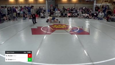 115 lbs Semifinal - Kohl Muller, Walton vs Owen Green, Selkirk