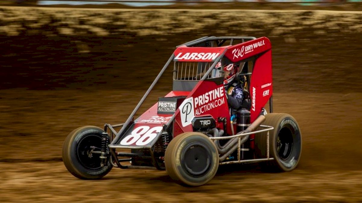 Larson Rewrites Record Books at Indiana Midget Week