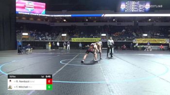 197 lbs Consi Of 16 #2 - Ryan Nardozzi, Ottawa-Arizona vs Travis Mitchell, Pacific Lutheran