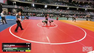 6A 107 lbs Champ. Round 1 - Margarita Norez, El Paso Montwood vs Yvette Zepeda, Langham Creek