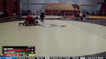 285 lbs Cons. Round 3 - Jaylin Smith, North Iowa Area Community College vs Guy Snow, Coe