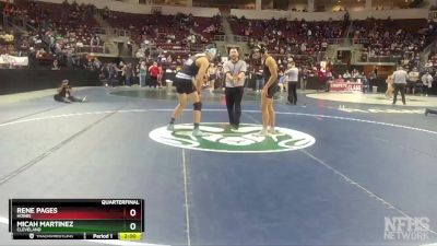 5A 189 lbs Quarterfinal - Rene Pages, Hobbs vs Micah Martinez, Cleveland