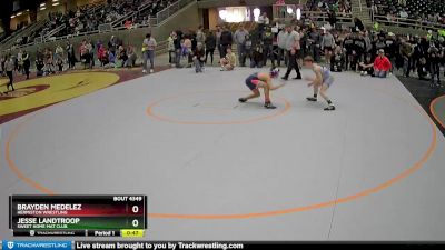 97 lbs Semifinal - Jesse Landtroop, Sweet Home Mat Club vs Brayden Medelez, Hermiston Wrestling