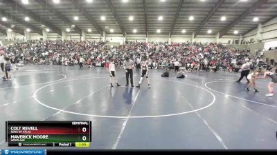 80 lbs Semifinal - Maverick Moore, Westlake vs Colt Revell, Sons Of Atlas