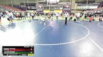 100 lbs Cons. Round 2 - Jacob Kranz, Pinnacle Wrestling Club vs Isaiah Tuttle, Nebraska