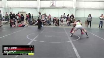 110 lbs Round 6 (8 Team) - Josh Spontak, Ohio Rampage vs Jeremy Negron, Edge