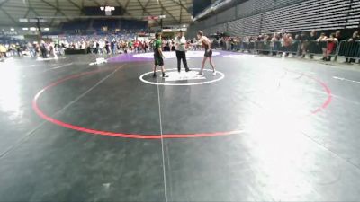 114 lbs Cons. Round 2 - Max Malave, Gig Harbor Grizzlies Wrestling Club vs Kaiden Huber, Cashmere Wrestling Club