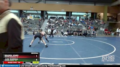 165 lbs Semifinals (8 Team) - Jude Randall, Edmond North vs Braden Jones, Broken Arrow Hs