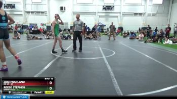 152 lbs Round 3 (10 Team) - Reese Stephen, Barnesville vs Josh Warland, Rd-Up