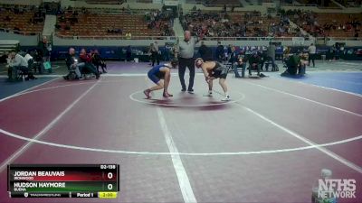 D2-138 lbs Champ. Round 1 - Hudson Haymore, Buena vs Jordan Beauvais, Ironwood