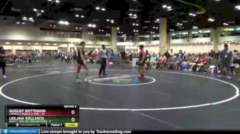 152 lbs Round 3 (10 Team) - Leilana Kollasch, Beauty And The Creason Iowa vs August Rottmann, Charlie`s Angels-IL Pink