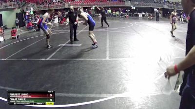 140 lbs 3rd Place Match - Forrest Uhing, Border Bandits Wrestling vs Chase Gable, Junior Titans Wrestling Club