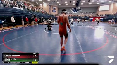 175 lbs Cons. Round 1 - Carlos Moreno, El Paso Pebble Hills vs Devin Allen, Prosper