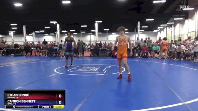 130 lbs Round 2 (8 Team) - Ethan Sonne, Illinois vs Camron Bennett, Iowa