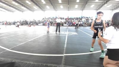 53 lbs Rr Rnd 1 - Jocelynn Lozano, Valley Bad Boys vs Ariel Balcazar, Warhawk Wrestling Academy