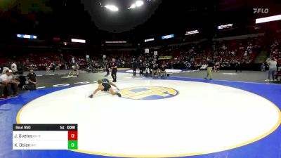 126 lbs Consi Of 8 #1 - Jayson Suetos, Granite Hills (SD) vs Kaden Obien, West Park (SJ)