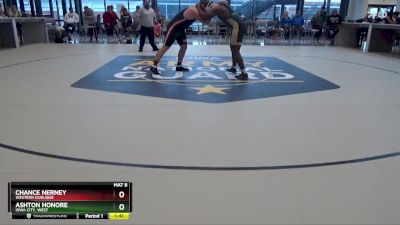 JV-25 lbs Round 2 - Ashton Honore, Iowa City, West vs Chance Nerney, Western Dubuque