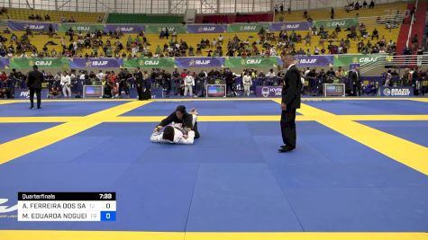 ARÍCIA FERREIRA DOS SANTOS vs MARIA EDUARDA NOGUEIRA TORRES 2024 Brasileiro Jiu-Jitsu IBJJF