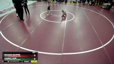 47 lbs Round 1 - Korbin Lanik, Summit Wrestling Academy vs Richard Hilpipre, Flat Earth Wrestling Club