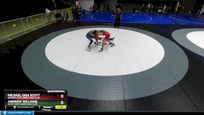 138 lbs Quarterfinal - Michael Disa Scott, Golden State Wrestling Club vs Andrew Williams, Elite Force Wrestling Club