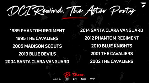 "DCI Rewind: The After Party" To Follow DCI March On Telethon