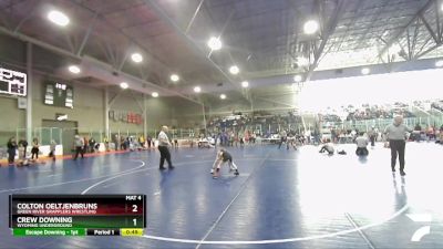 63 lbs 1st Place Match - Colton Oeltjenbruns, Green River Grapplers Wrestling vs Crew Downing, Wyoming Underground