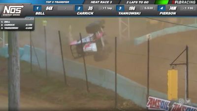 Adam Pierson Crash | Eastern Midget Week at Action Track USA