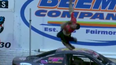 Bubba Brown Backflip | IMCA Dirt Knights Tour at Fairmont