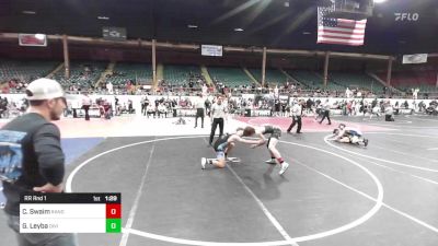 130 lbs Rr Rnd 1 - Cohen Swaim, Randall Youth WC vs Gavin Leyba, Division Bell Wrestling