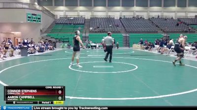 144 lbs Quarters & 1st Wb (16 Team) - Connor Stephens, Carrollton vs Aaron Campbell, Norcross