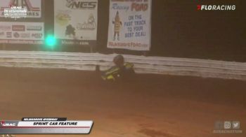 Robert Ballou Crash | USAC East Coast Sprints at Selinsgrove Speedway