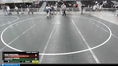 175 lbs Champ. Round 3 - Max Wiezorek, Central Illinois Academy Of Wrestling vs Maximus Morse, Connecticut