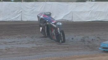 Stock Car Flip | California IMCA Speedweek at Merced