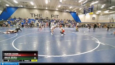 90 lbs Quarterfinal - Brock Revell, Pleasant Grove/TUG vs Hunter Young, Champions Wrestling Club