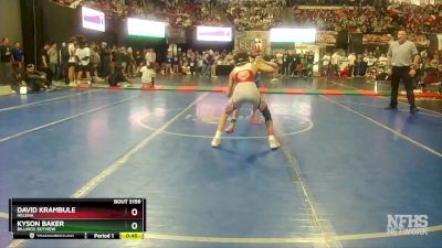 AA - 103 lbs Cons. Round 1 - Kyson Baker, Billings Skyview vs David Krambule, Helena