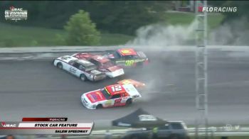 Stock Car Pile-up | Joe James/Pat O'Connor Memorial at Salem Speedway