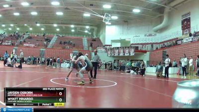 182 lbs 3rd Place Match - Wyatt Minardo, Cascade Middle School vs Jayden Osborn, Decatur Central Wrestling Club