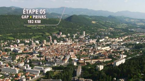 Aerial Look at Stage 5, Gap - Privas