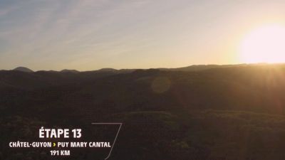 Aerial Look At Stage 13, Châtel-Guyon to Puy Mary Cantal