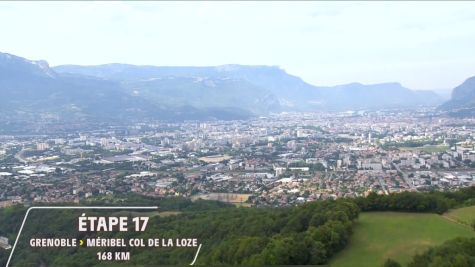 Aerial Look At Stage 17, Grenoble - Méribel Col De La Loze