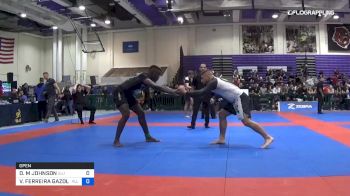 DEVHONTE M JOHNSON vs VINICIUS FERREIRA GAZOLA 2019 Pan IBJJF Jiu-Jitsu No-Gi Championship