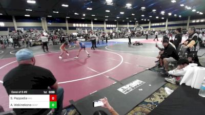 101 lbs Consi Of 8 #2 - Sophia Pappadia, Vail Wr Acd vs Auriana Wakinekona, Grapplers HI