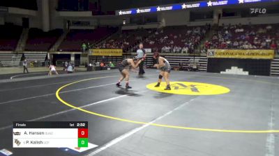 136 lbs Final - Anja Hansen, Ottawa - Arizona (W) vs Paige Kalish, Central Florida (W)