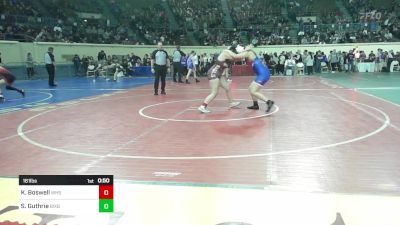 161 lbs Consi Of 16 #2 - Kaidence Boswell, Warner High School vs Sarah Guthrie, Bixby